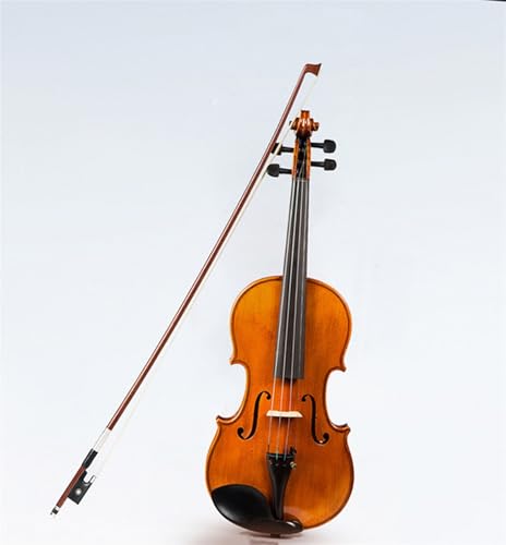 Standard Violine Handgefertigte Violine Fichtendecke Ahornboden Griffbrett Aus Ebenholz 4/4 3/4 1/2 1/4 1/8(4/4)