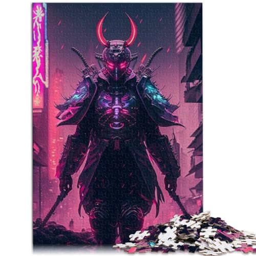 Puzzlespiel Neon-Krieger 1000 Teile für Erwachsene Schwierige Puzzles Holzpuzzles Stressabbau Schwierige Herausforderung 1000 Teile (50 x 75 cm)