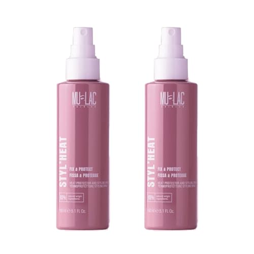 Mulac Cosmetics Set 2 Stück STYL'HEAT Thermoschutz Styling Spray Vegan 150 ml x 2