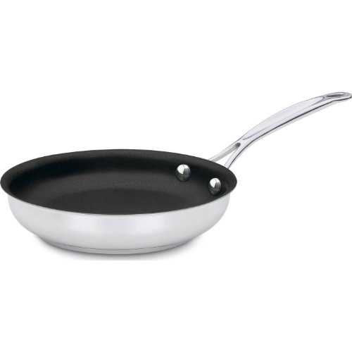 Cuisinart Chef 's Classic Edelstahl offen Aluminiumguss-Pfanne, edelstahl, silber, 18 cm