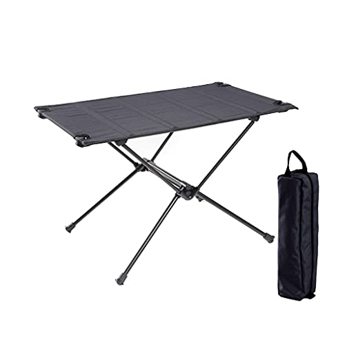 WELLDOER Outdoor Klapptisch Aluminiumlegierung Camping Schreibtisch Tragbarer Faltbarer Tisch Wandern Reisen