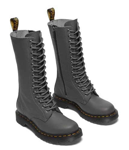 Dr. Martens Damen 1b99 Virginia Leder Mid Calf Boots, gunmetal, 7