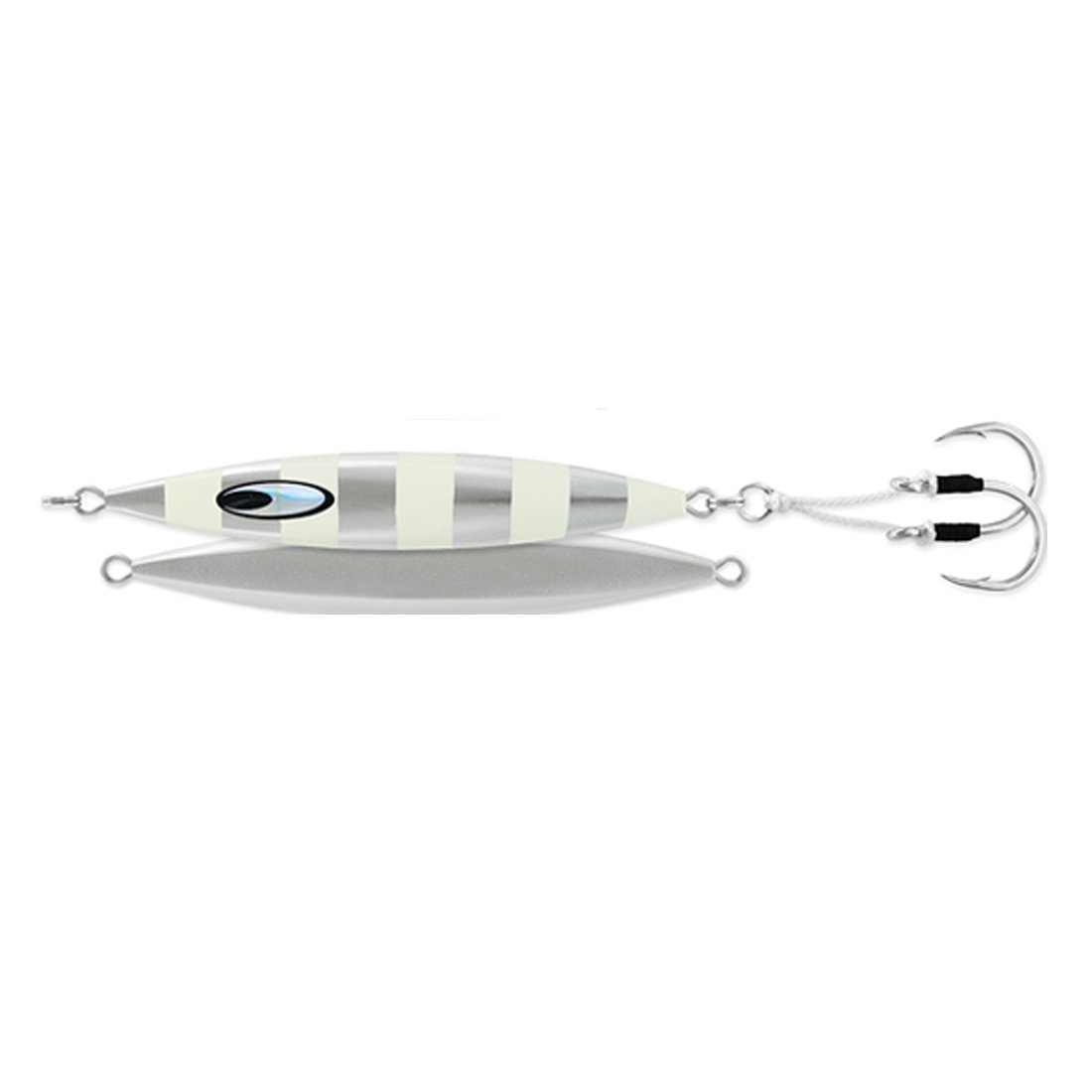 Daiwa Jig Saltwater SA-SK60G06 Saltiga Sk Metaljig, 57 g, 3/0 Assist Haken, Zebra, Multi, Einheitsgröße