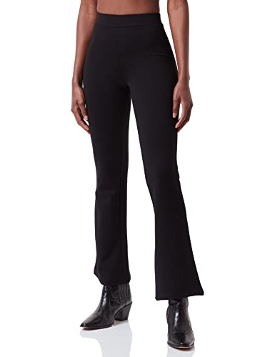 JDY Damen JDYPRETTY Flare Pant JRS NOOS Hose, Black, L/34