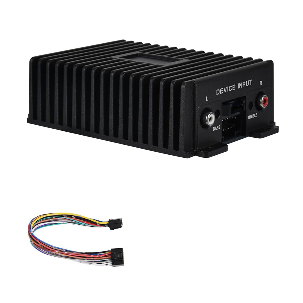 Lmzzdld Power Android Verstärkerbox Autoradio Audio 4x80W für Alle Android Autoradios Hi-Fi EQ Sound RY-125AB für Autoradio