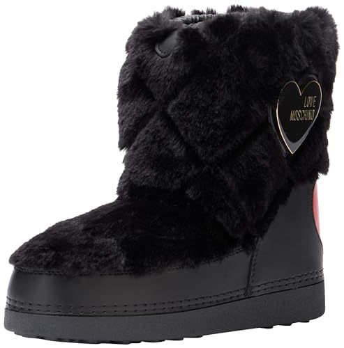 Love Moschino Damen Ja24242g0hjw000 Snow Boots, Schwarz, 35 EU