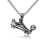 Belachick Halskette Ketten Schmuck Herren Frauen Anhänger Necklace Sportschuhe, Fußball Halskette