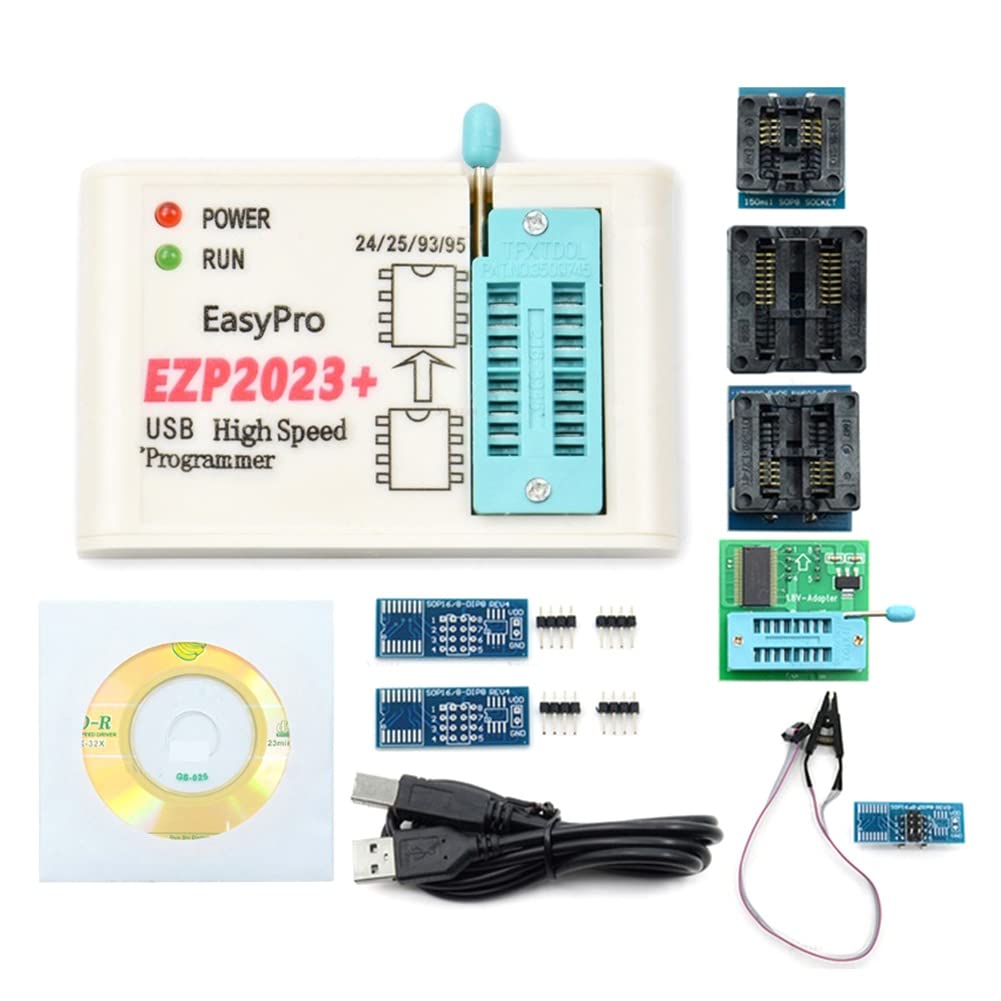 Eysaure EZP2023+ High-Speed SPI Flash Programmierer Programmierer Kunststoff Programmierer Unterstützung 24/25/93/95 EEPROM BIOS 25T80 Brennen Offline-Kopie