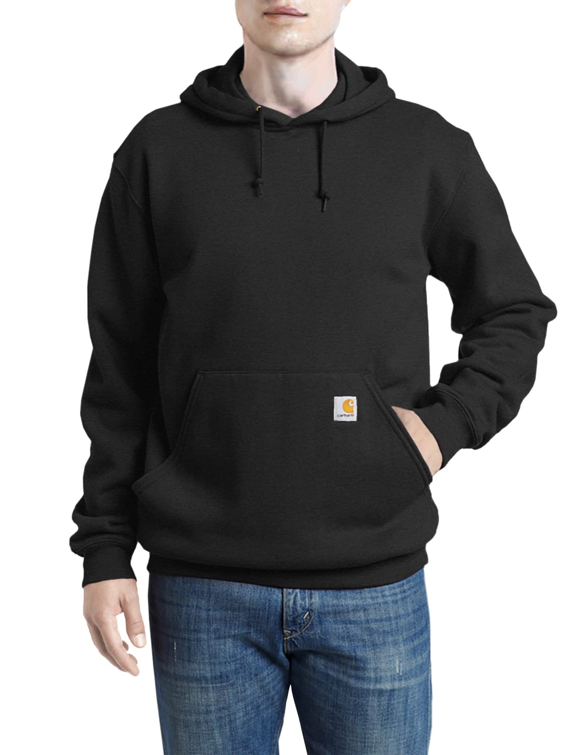 Carhartt, Herren, Weites, mittelschweres Sweatshirt, Schwarz, XXL