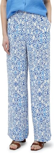 Peppercorn Damen Nicoline Pants Hose, 2993P Marina Blue Print, L