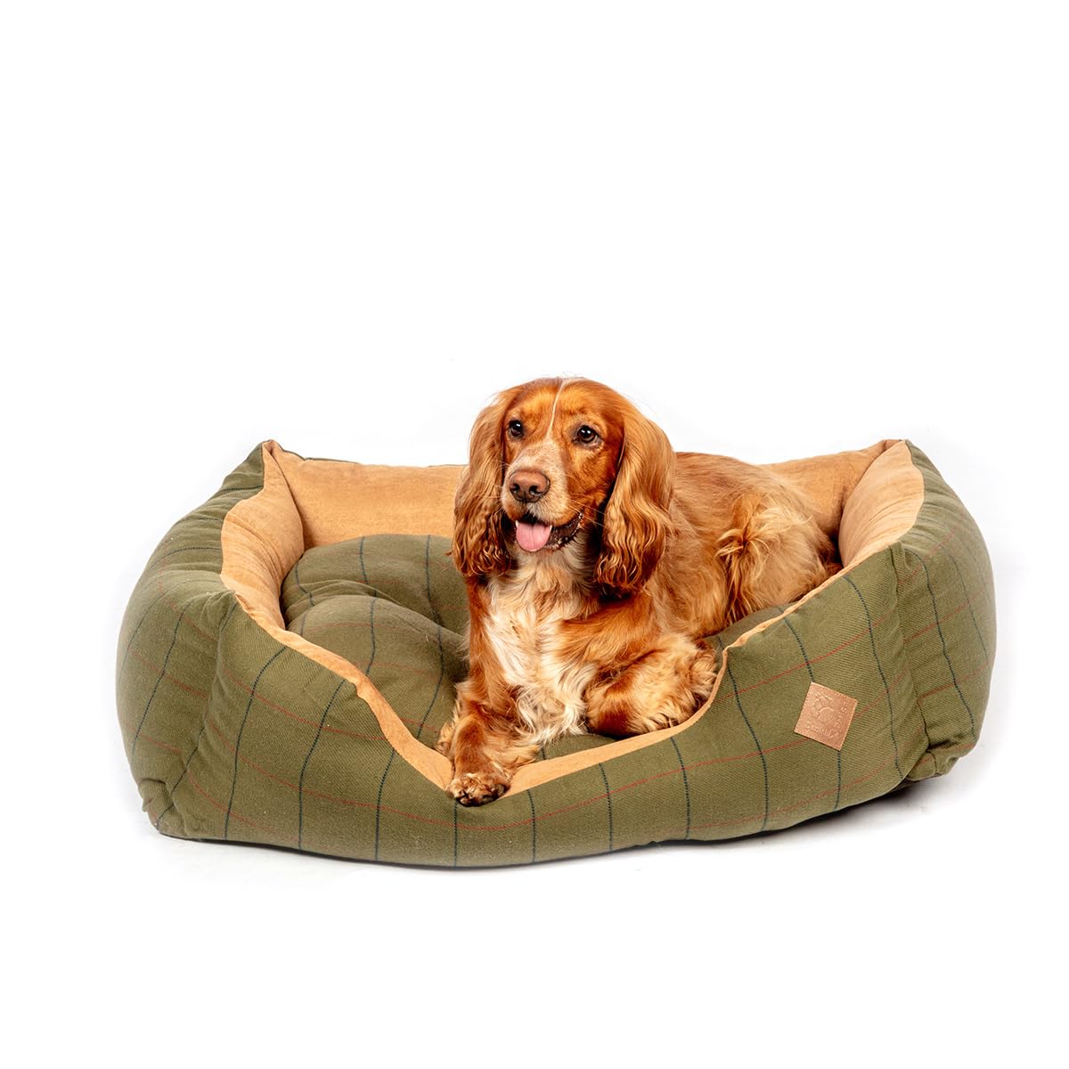 Danish Design Tweed Reihe Snuggle Hundebett, grün