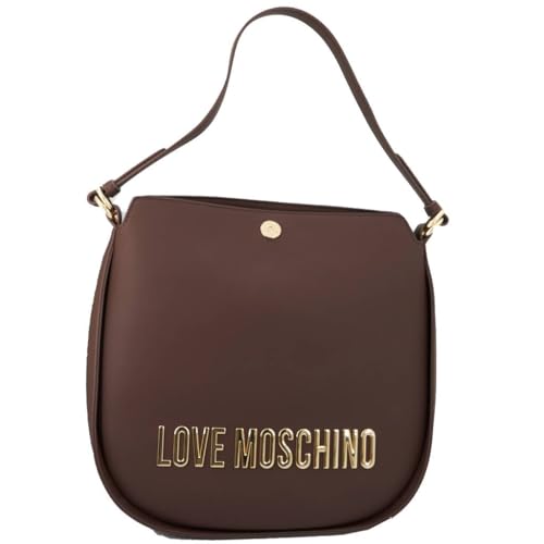 Borsa donna Love Moschino a spalla ecopelle testa di moro B24MO127 JC4191 MEDIA