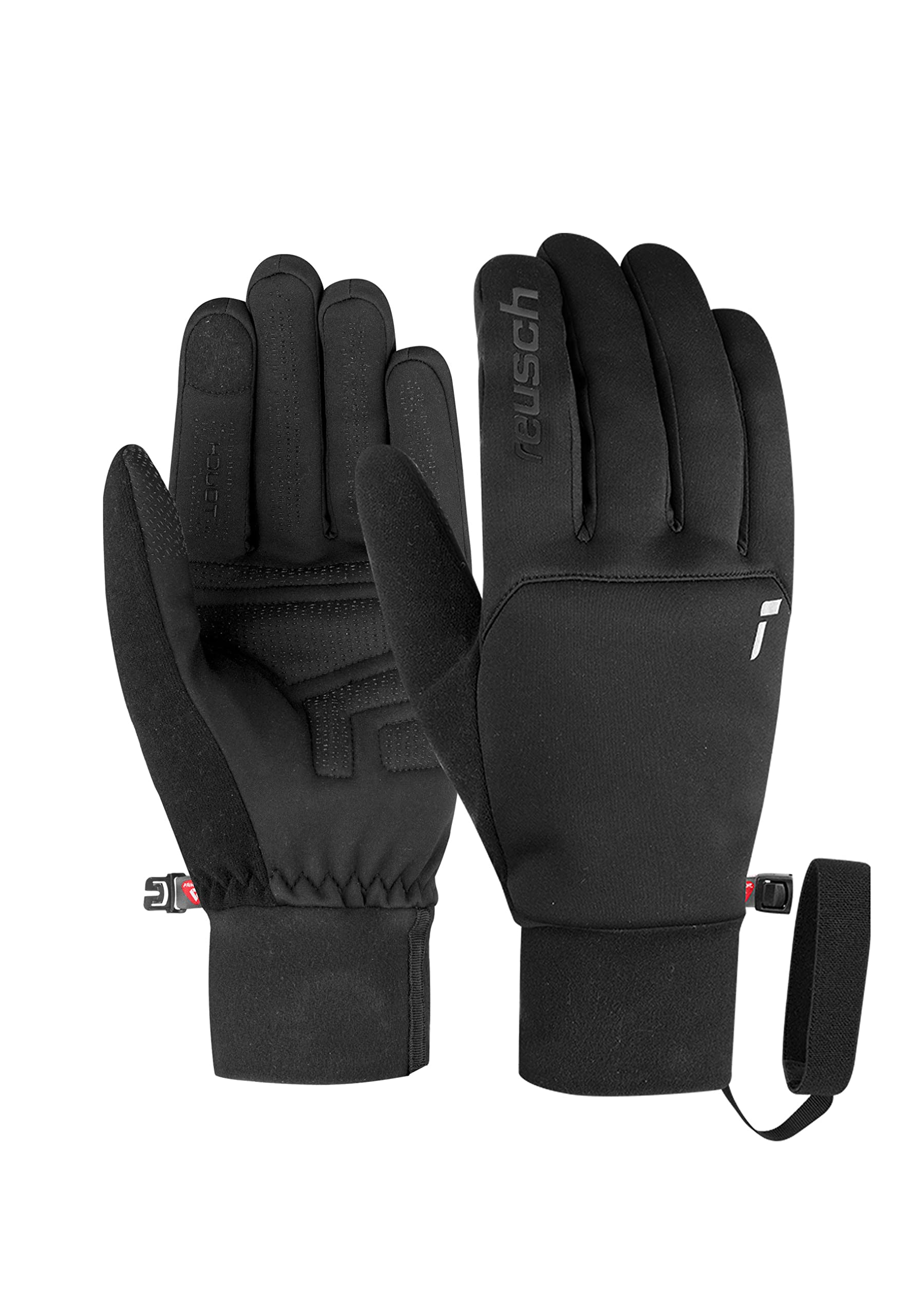 Reusch Backcountry Touch-Tec Handschuhe, Black-Silver, EU 8.5, 6107159