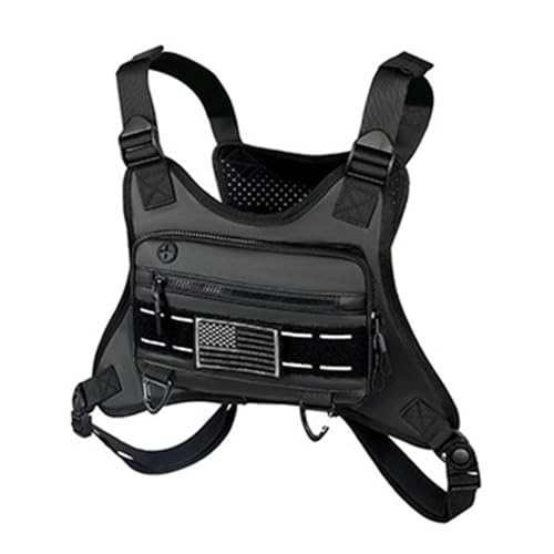 Zkydhbd Angeln Brust Tasche Outdoor Sport Lauf Weste Rucksäcke Front Brust Pack Brust Rigs Rucksäcke Für Angeln Radfahren