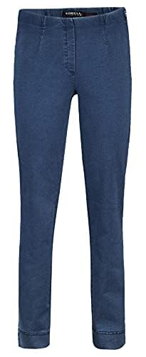 Robell Style Marie - Kurzgröße - Damen Jeans Straight - Jeanshose Damen high Waist - Stretch Jeans Hose - bequemer Oberschenkel - Bitte Zwei Größen Kleiner bestellen