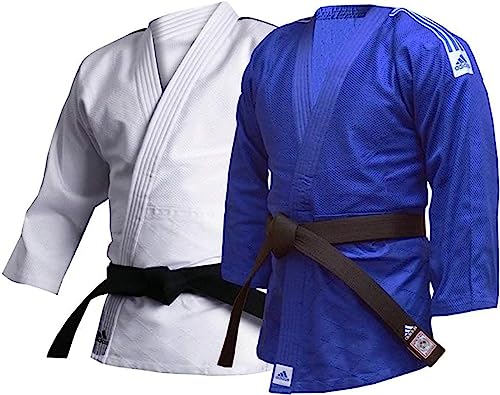 adidas Judoanzug für Kampfsport, 500 g, Trainings-Judoanzug – 500 g Kampfsport-Studenten., J500, weiß, 200