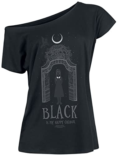 Wednesday Black is My Happy Colour Frauen T-Shirt schwarz XXL