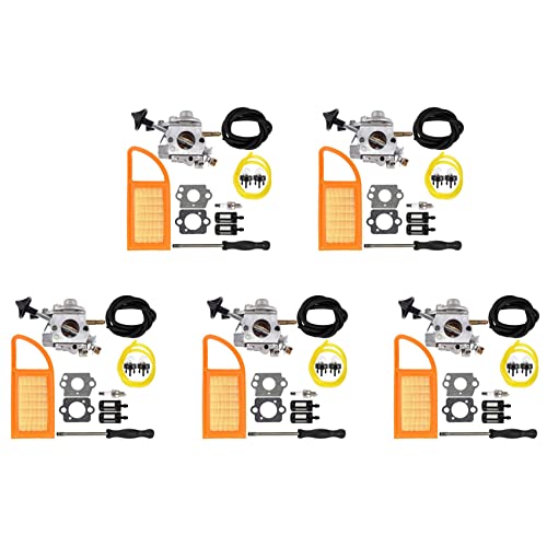 Kiudduy 5X BR 600 Vergaser Luft Filter Kraftstoff Repower Kit für BR500 BR550 BR600 Rucksack Gebläse Laub Bläser Teile