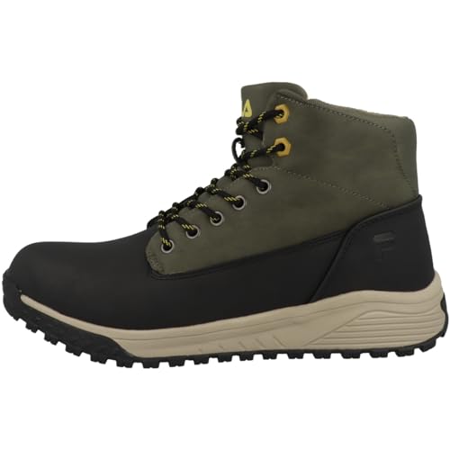 FILA Damen Lance XXI Mode-Stiefel, Black-Olive Night, 42 EU