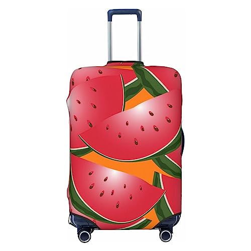 Miniks Wassermelonen-Gepäckabdeckung, strapazierfähig, passend für 45,7 - 81,3 cm große Gepäckstücke, Größe XL, Schwarz, X-Large