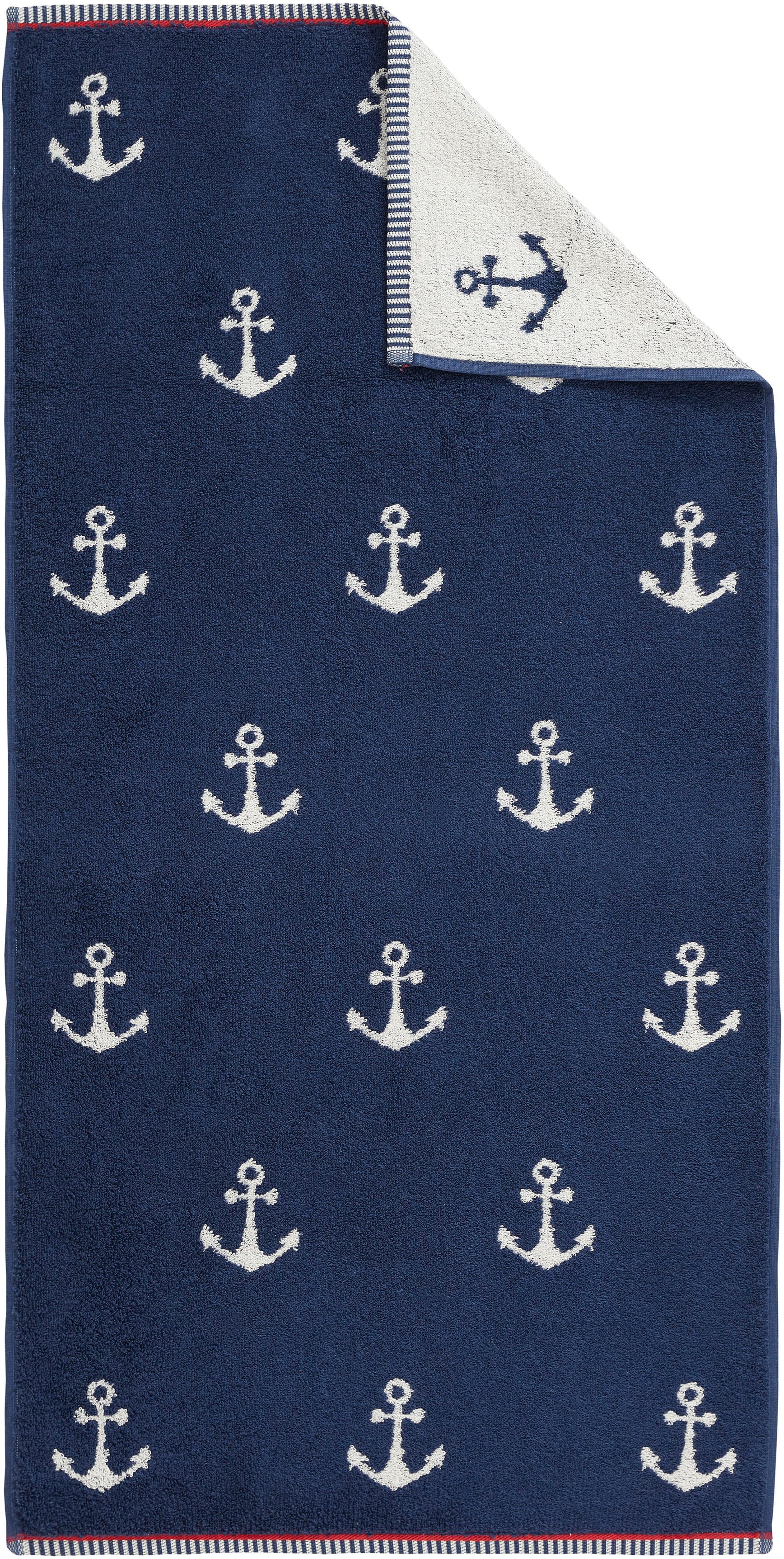 Dyckhoff Handtuch Set "Maritim, Nautic", (Set, 3 St., 2 Handtücher (50 x 100 cm)-1 Duschtuch (70 x 140 cm) 3