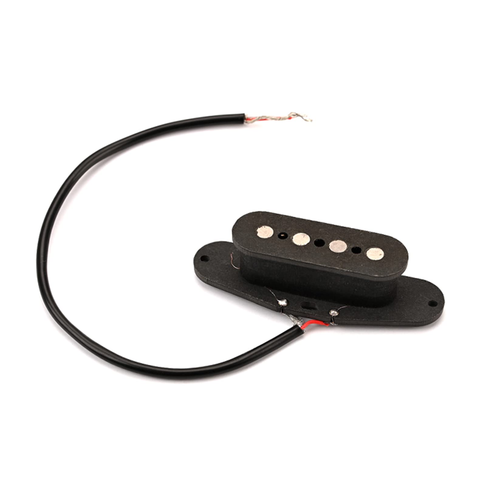 Praktischer Single Coil GMB520 Gitarren-Tonabnehmer, Ersatzteil für 4-saitige Bass/Box-Gitarre, einfach zu bedienen, schwarz