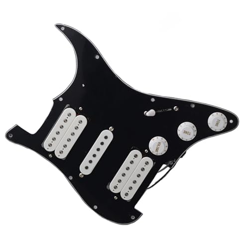 Standard-Pickguard-Tonabnehmer HSH Schlagbrett für E-Gitarre, exquisiter Gitarren-Ersatz, langlebiges Teile-Set (Color : 5)