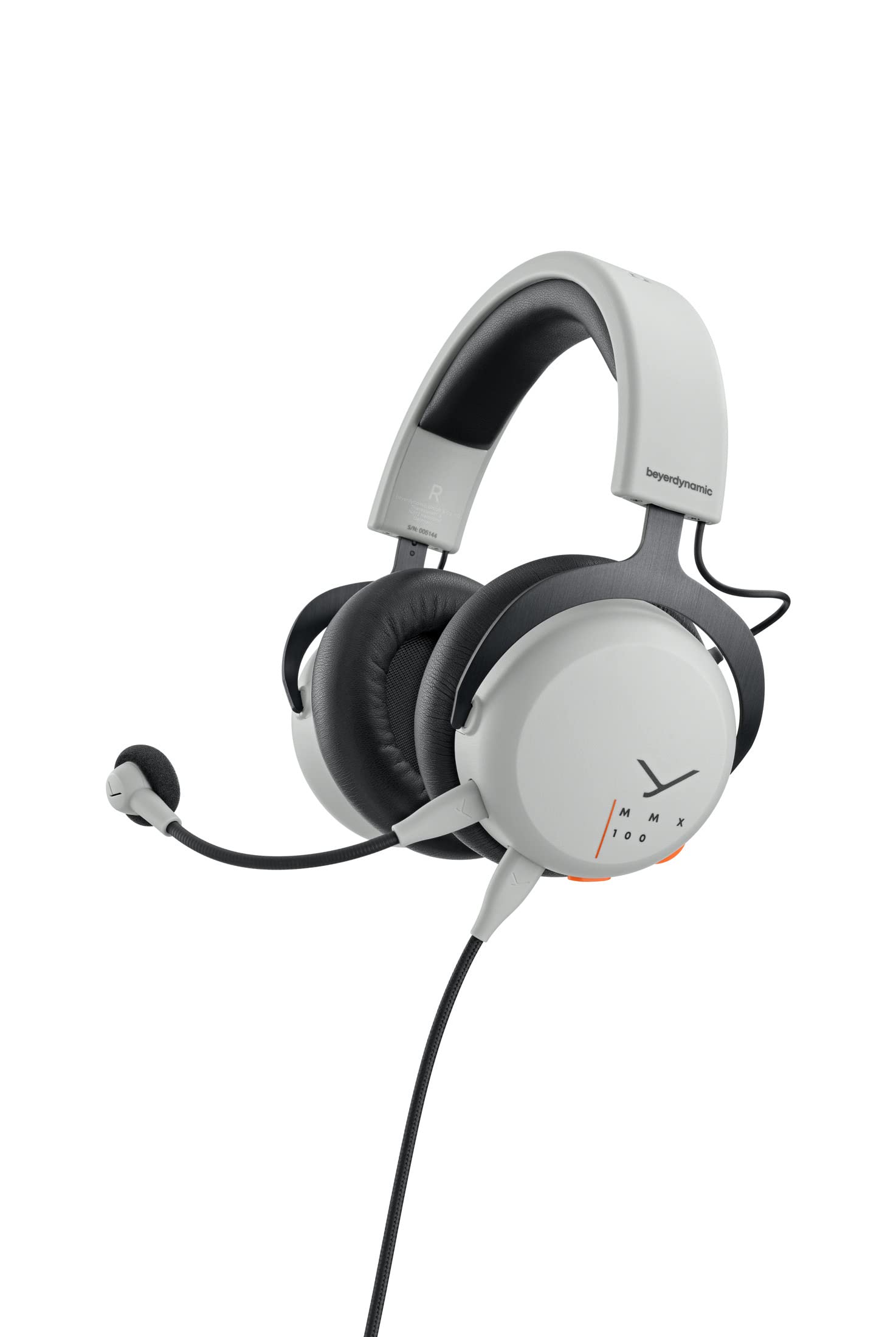 beyerdynamic MMX 100 geschlossenes Over-Ear Gaming-Headset in grau mit META Voice Mikrofon, exzellenter Sound für alle Gaming Devices