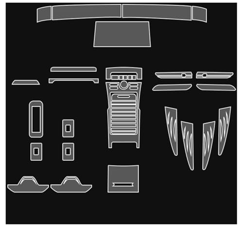 Tpu Transparent Film Für Lincoln Für Nautilus 2023 Auto Schutz Innen Aufkleber Center Konsole Navigator Bildschirm Getriebe Tür Panel