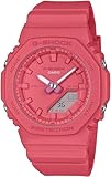 Casio GMA-P2100-4AER digital Women's Watch with red Resin Strap.