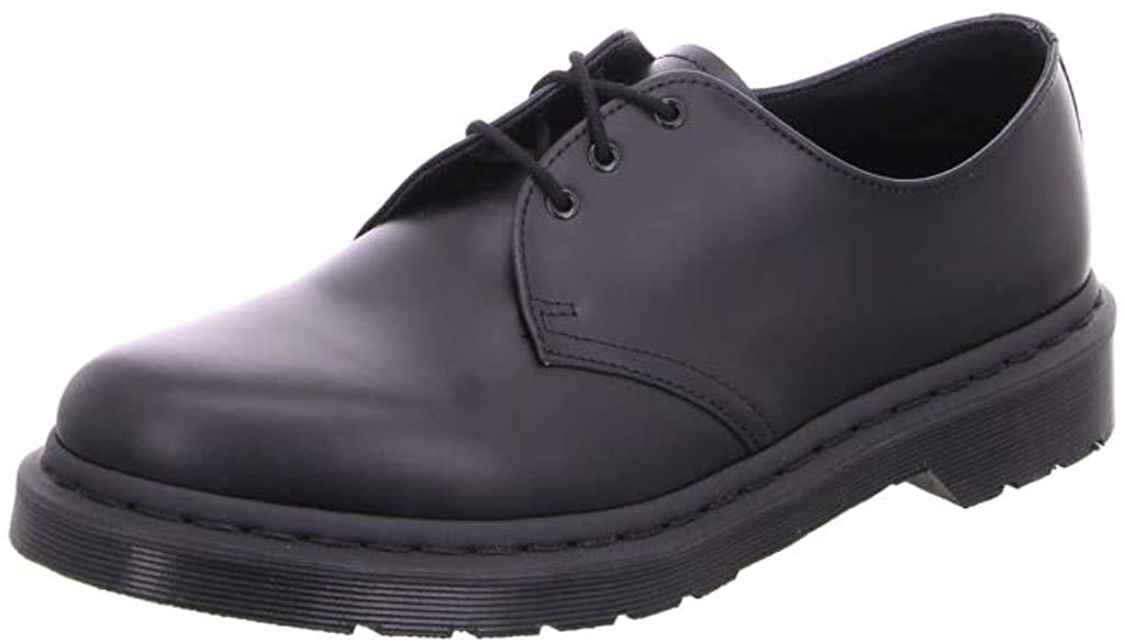 Dr. Martens Unisex 1461 Mono Smooth Derby, Schwarz Black, 44 EU