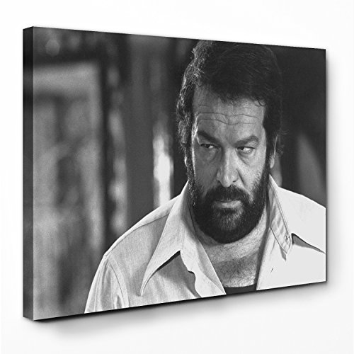 Bud Spencer - Plattfuss/Flatfoot/Piedone - Leinwand (120x80cm)