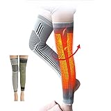 Selbsterwärmendes Kniepolster, Graphene Ferninfrarot-Erweitertes Knie-Heizkissen, Linderung von Schmerzen bei Kniesteifigkeit/Arthritis/Zerrungen, Geschenk für Mama/Papa/Männer/Frauen, 2 Paar,M