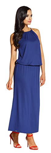 Lemoniade Damen Sommerkleid mit ausgefallenem Schnitt Made in EU, Modell 3 Navy, Gr. M (38)