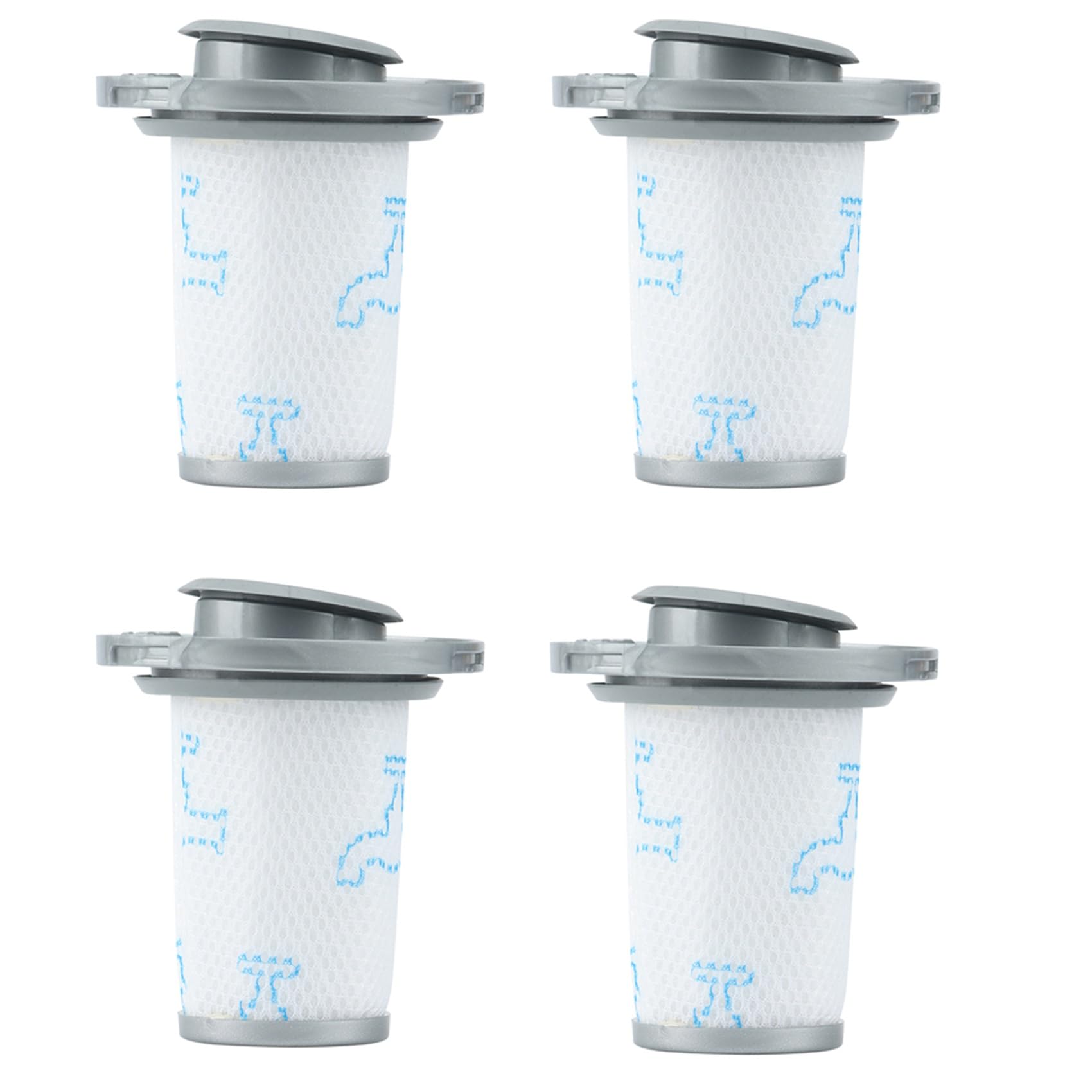 Toranysadecegumy 6X für ZR009006 Filter für X-Force Flex 8.60 -Staubsauger waschbar