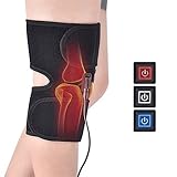 Heizkniepolster elektrisch, Kniebandage Unterstützungspolster Thermische Wärmetherapie Wrap Hot Compress Kniepolster für Krämpfe Arthritis Schmerzlinderung,Geschenk für Mama/Papa/Männer/Frauen