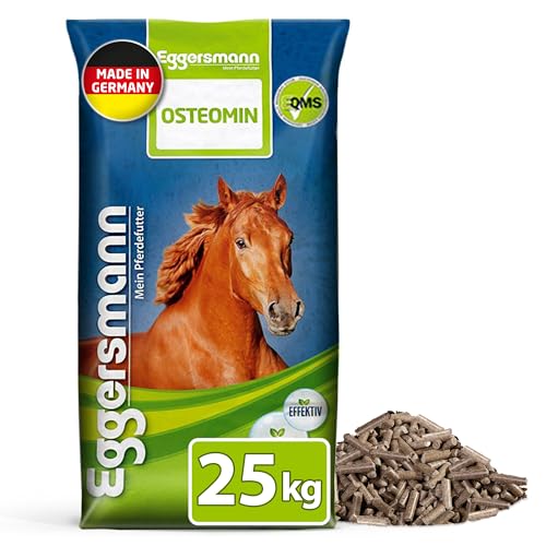 Eggersmann Osteomin - Mineralfuttermittel für Junge Pferde - Optimale Entwicklung wachsender Pferde - 25 kg Sack