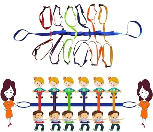 Kleinkinder-Wanderseil, Vorschulschnur, Sicherheitsseil für Kindertagesstätten, für Kleinkinder, Vorschule (12 Kinder und 2 Erwachsene)