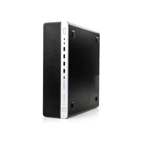 PC HP EliteDesk 800 G3 SFF Display 27 Zoll (68,6 cm) Intel G4400 RAM, 64 GB SSD, 960 GB W11, WLAN (generalüberholt)