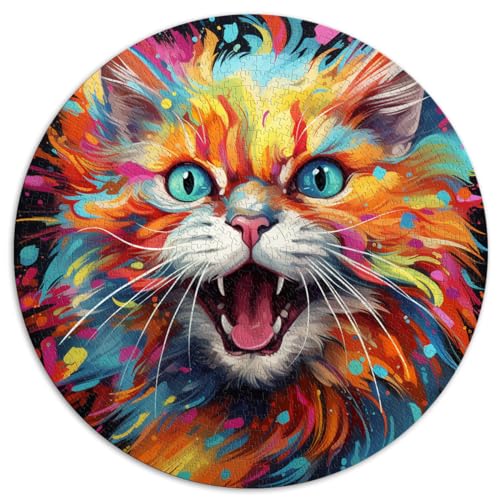 Puzzlespiel Perserkatze Bezauberndes Puzzle für Erwachsene 1000 Teile 67,5 x 67,5 cm Lernspielzeug Dekomprimierendes geistiges Lernspielzeug