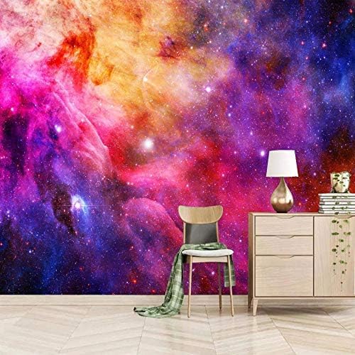 XLMING Bunte Sterne 3D Tapeten Home Esszimmer Sofa Schlafzimmer Wohnzimmer TV Hintergrund-300cm×210cm