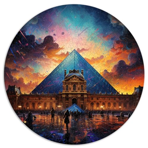 Puzzles Louvre Museum Schwierige, anspruchsvolle Puzzles 1000 Teile 67,5 x 67,5 cm Puzzles Geschenke Spielzeug Puzzles Lernspiele Stressabbauende Puzzles