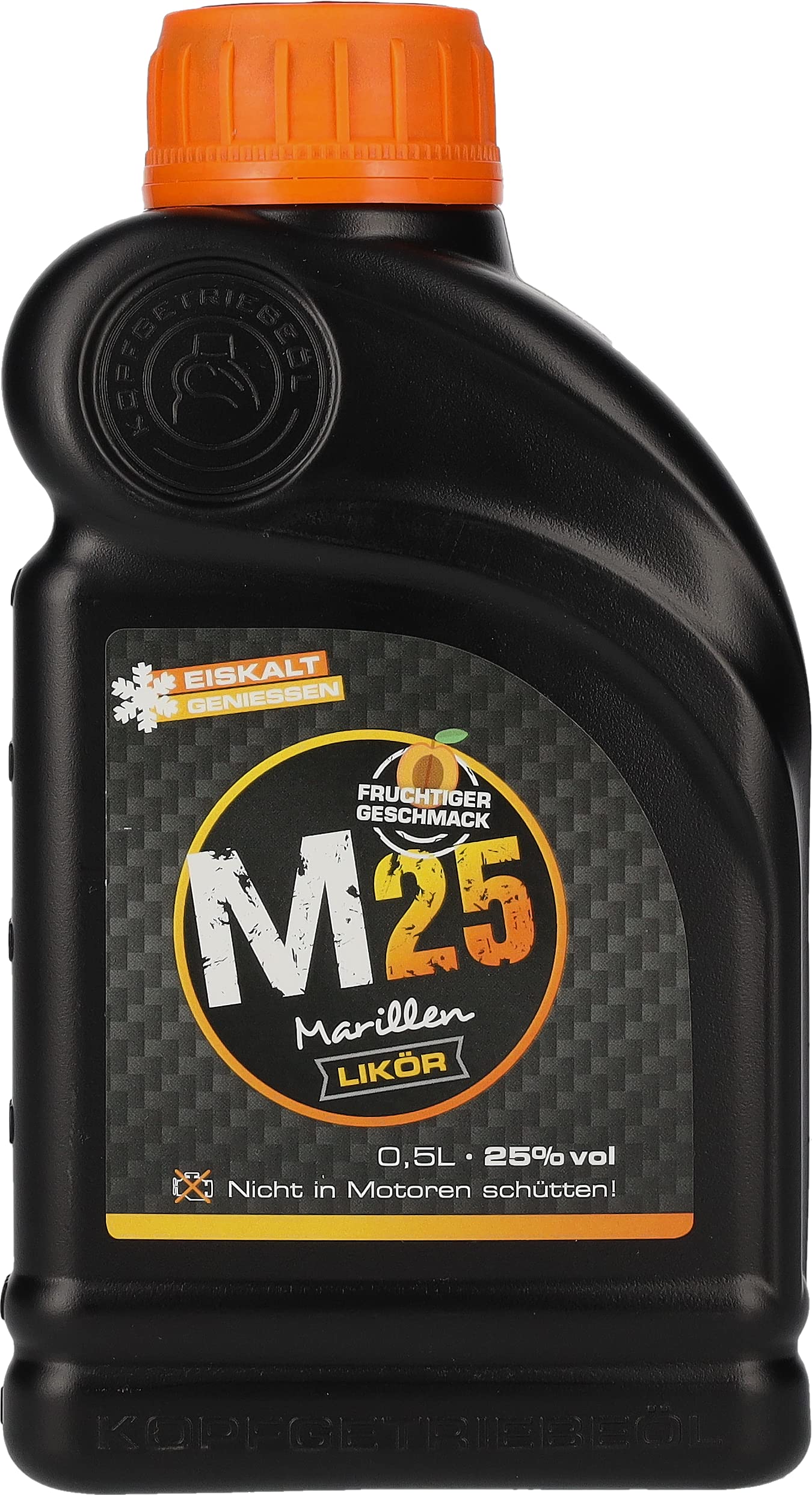 Kopfgetriebeöl M25 Marillen Likör 25% Volume 0,5l Liköre