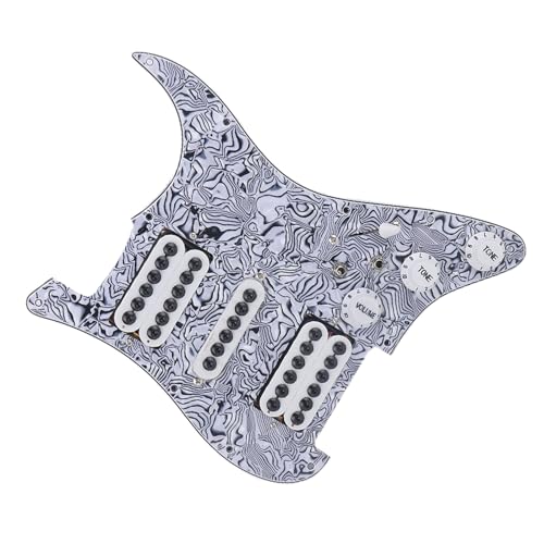 Standard-Pickguard-Tonabnehmer HSH E-Gitarren-Schlagbrett-Tonabnehmer-Set, modische und exquisite farblich passende Gitarrenteile