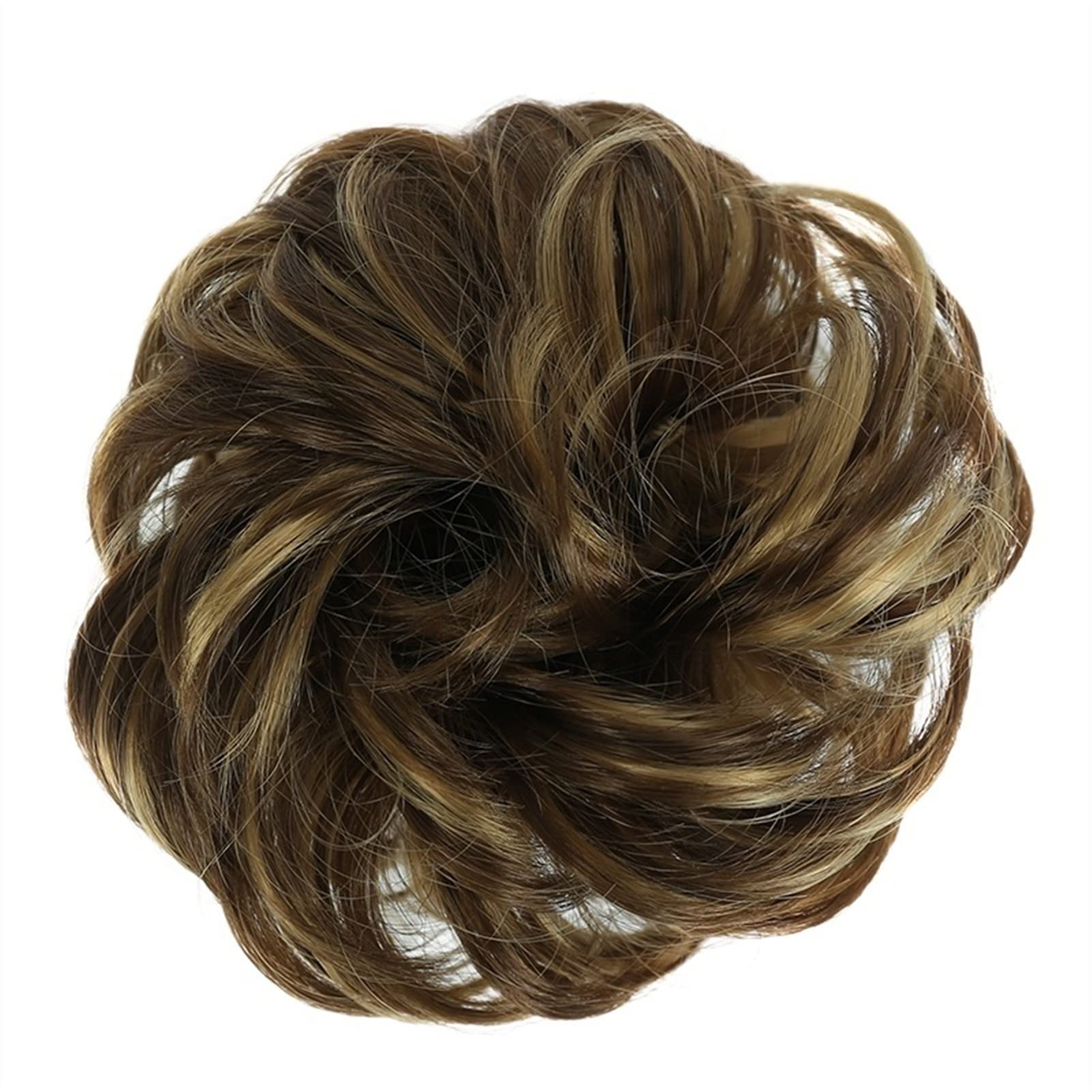 Haarteile Haarknoten Messy Bun Hair, Hochsteckfrisur Scrunchies Chignon Curly Ponytail Haarstücke Haarsprechungen mit elastischen Gummiband Synthetic Chignon Haarverlängerung for Frauen Brötchen Haare