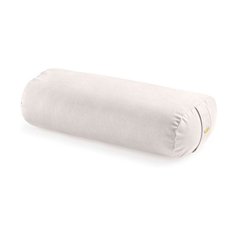 Lotuscrafts Yoga Bolster für Yin Yoga - Yogabolster mit Kapokfüllung - Waschbarer Bezug aus Baumwolle - Yogakissen Groß für Restorative Yoga - Large (72 x 30 x 20 cm)