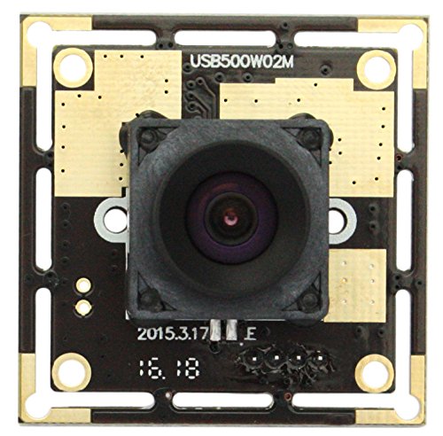 ELP Autofokus Webcam 100 Grad No Distorted Objektiv Mini Kamera HD 2592 (H) x 1944 (V) USB2.0 Webcamera 5 Megapixel OV5640 Sensor UVC USB Kamera Modul USB500W02M-AF100