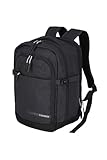 Travelite Handgepäck Rucksack, Laptop Rucksack 13 Zoll, KICK OFF, Cabin Backpack, Praktischer Rucksack mit Aufsteckfunktion, 40 cm, 20-23 Liter