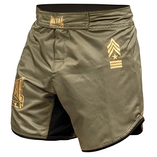 METAL BOXE Unisex Military L MMA Shorts, grün, L