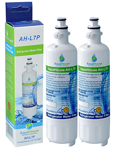 2x AH-L7P kompatibel für LG LT700P Wasserfilter, ADQ36006101, ADQ36006102, 048231783705, Sears/Kenmore 9690, 46-9690